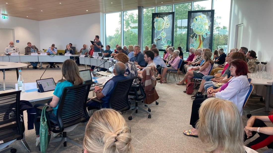 Der Eigentümer eines Gröbenzeller Grundstücks will rund 100 Flüchtlinge in den bestehenden Wohngebäuden unterbringen.